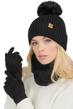 Ribbed Beanie Set