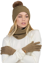 Ribbed Beanie Set