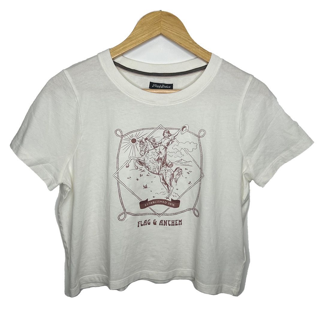 Cowgirl Relaxed Short Sleeve Graphic Tee