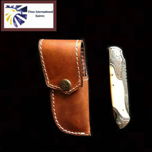 The Camel Bone Damascus Knife