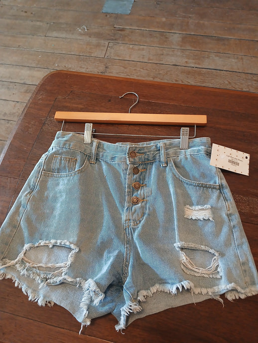 Light Blue Jean Shorts