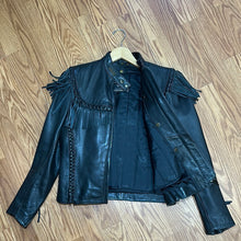 Willie G Leather Jacket, Harley Davidson, Fringe, Women's 34/6