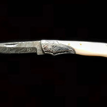 The Camel Bone Damascus Knife