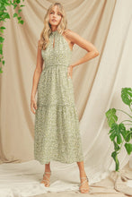 Summer's Garden Halter Maxi Dress