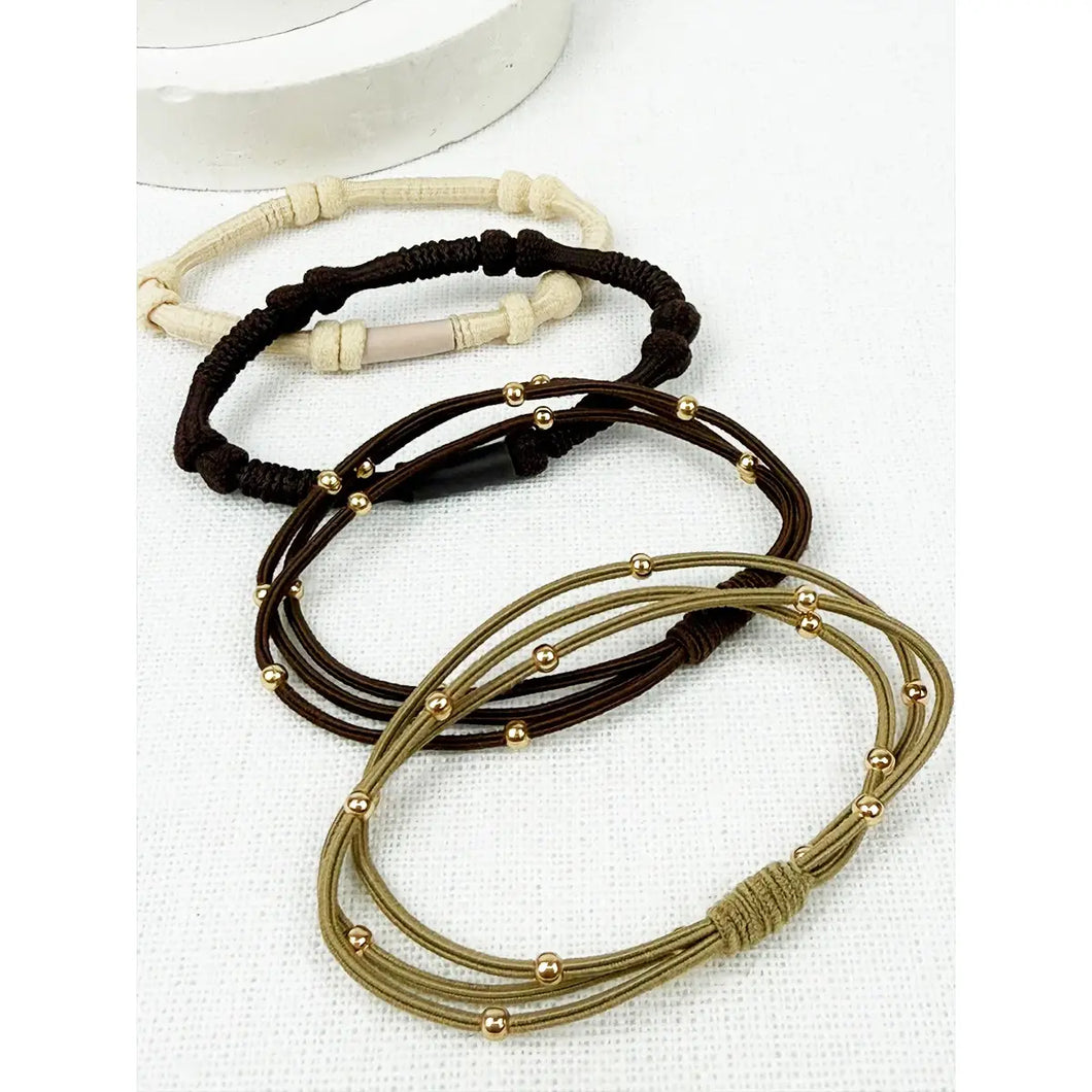 Boho Elastic Ponytail Hair Tie