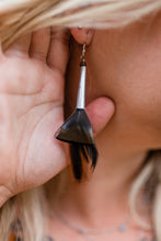 Turkey and Rooster Feather Earrings