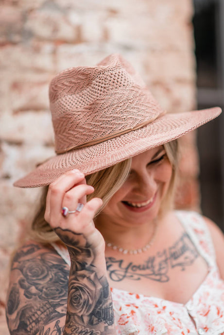 Knit Panama Summer Hat
