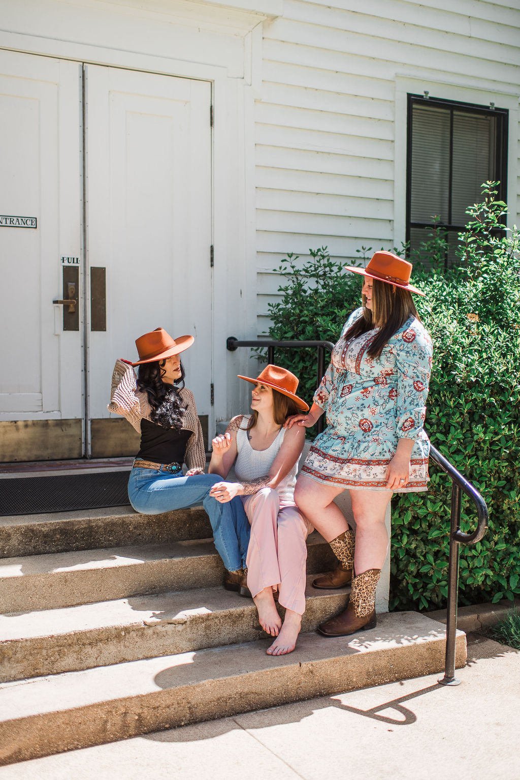 Flat Brim Buckle Hat