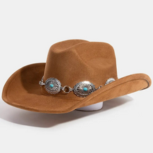Concho Belt Western Cowboy Hat