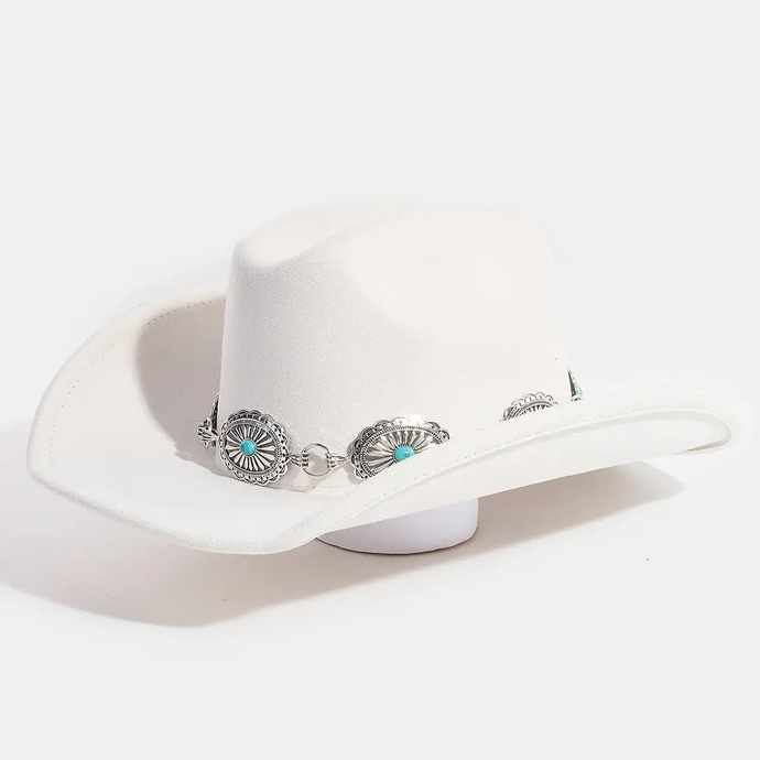 Concho Belt Western Cowboy Hat