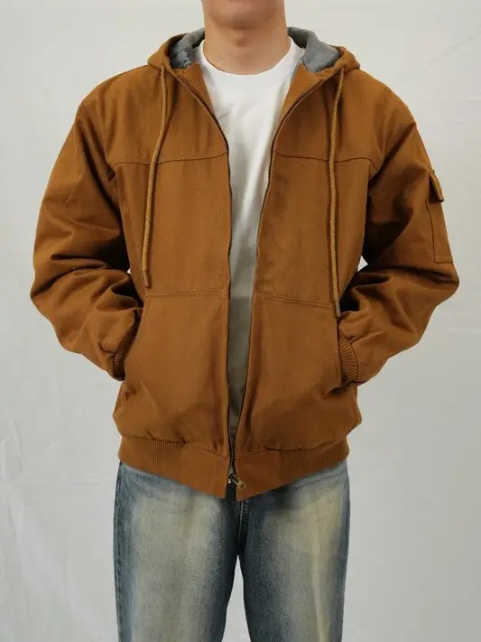 Duck Cotton Hooded Work Jacket