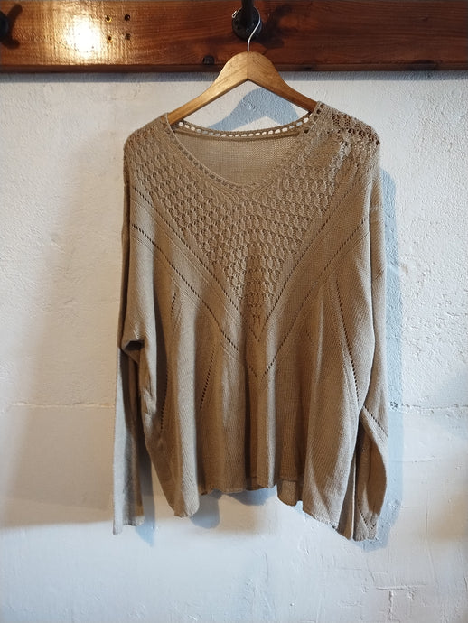 Brown Knitted Sweater