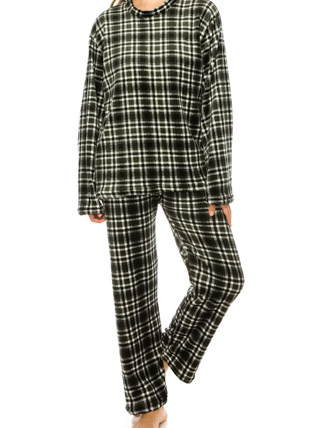 Microfleece Lounge Pajama Set