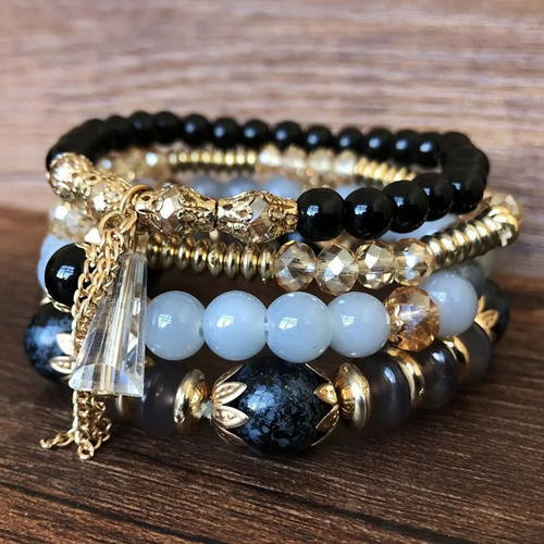 BOHEMIAN Beaded Crystal Bracelet
