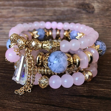 BOHEMIAN Beaded Crystal Bracelet