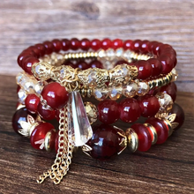 BOHEMIAN Beaded Crystal Bracelet