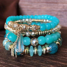 BOHEMIAN Beaded Crystal Bracelet