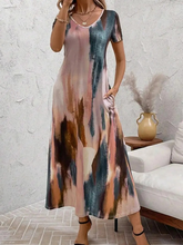 Temperament Waist Short Sleeve Dress