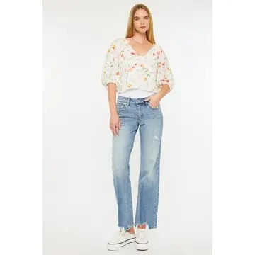 Kan Can Mid Rise Denim Jeans