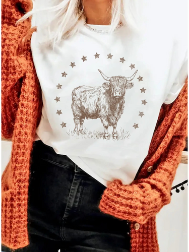 Highland Cow Graphic Tshirt