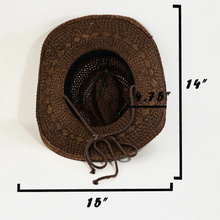 Straw Weave Cowboy Hat