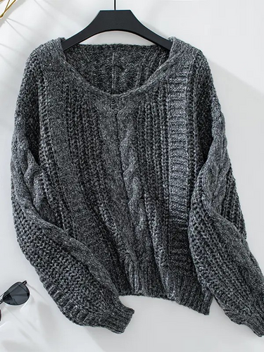 Vintage Loose Lantern Sweater