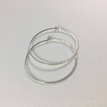Crescent Moon Hoop Earrings
