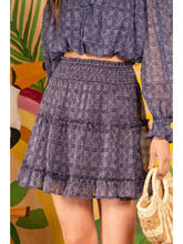 Summer in the Country Tiered Mini Skirt