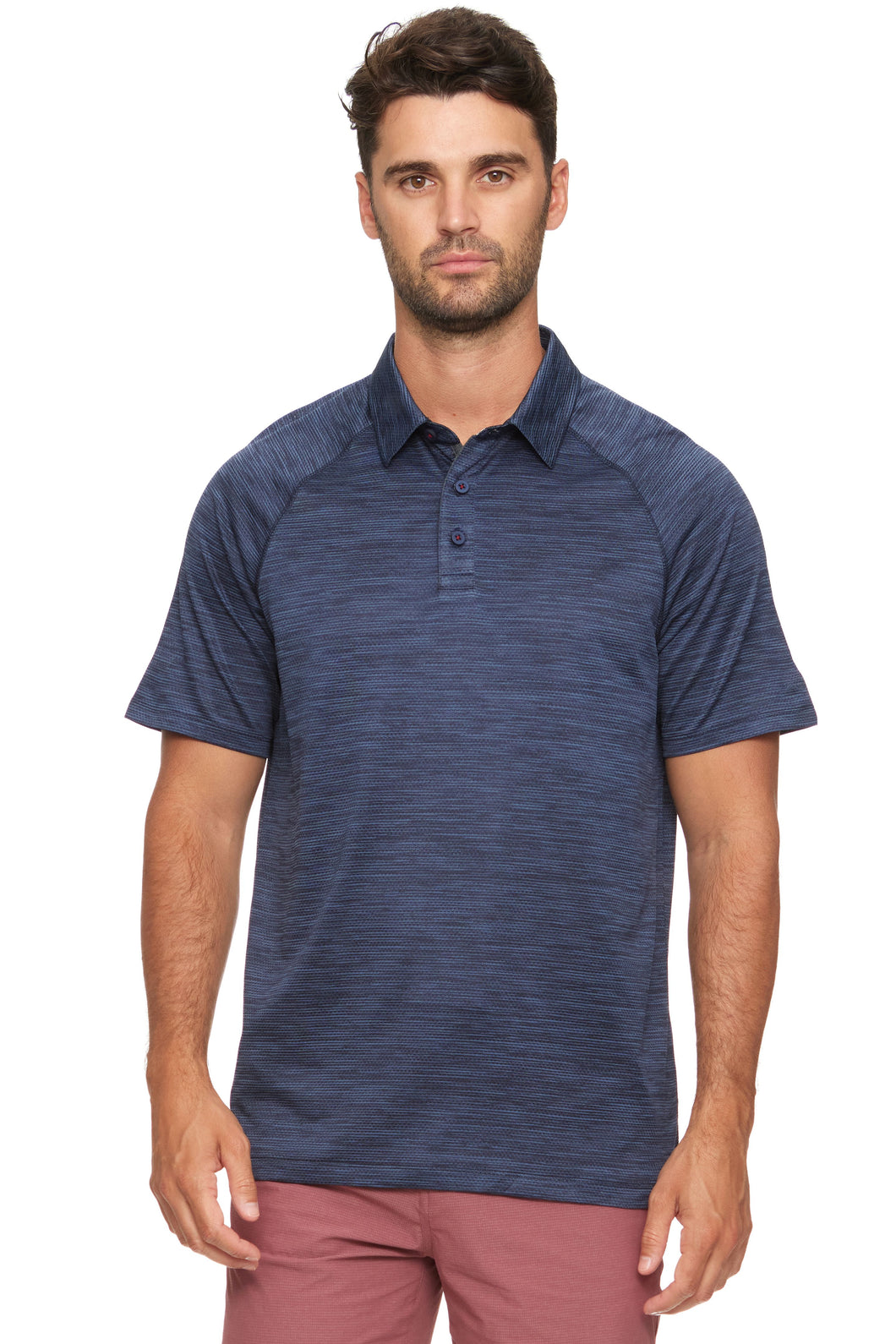 The Springfield Perforated Raglan Performance Polo
