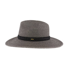 Two-Tone Heathered Panama Hat