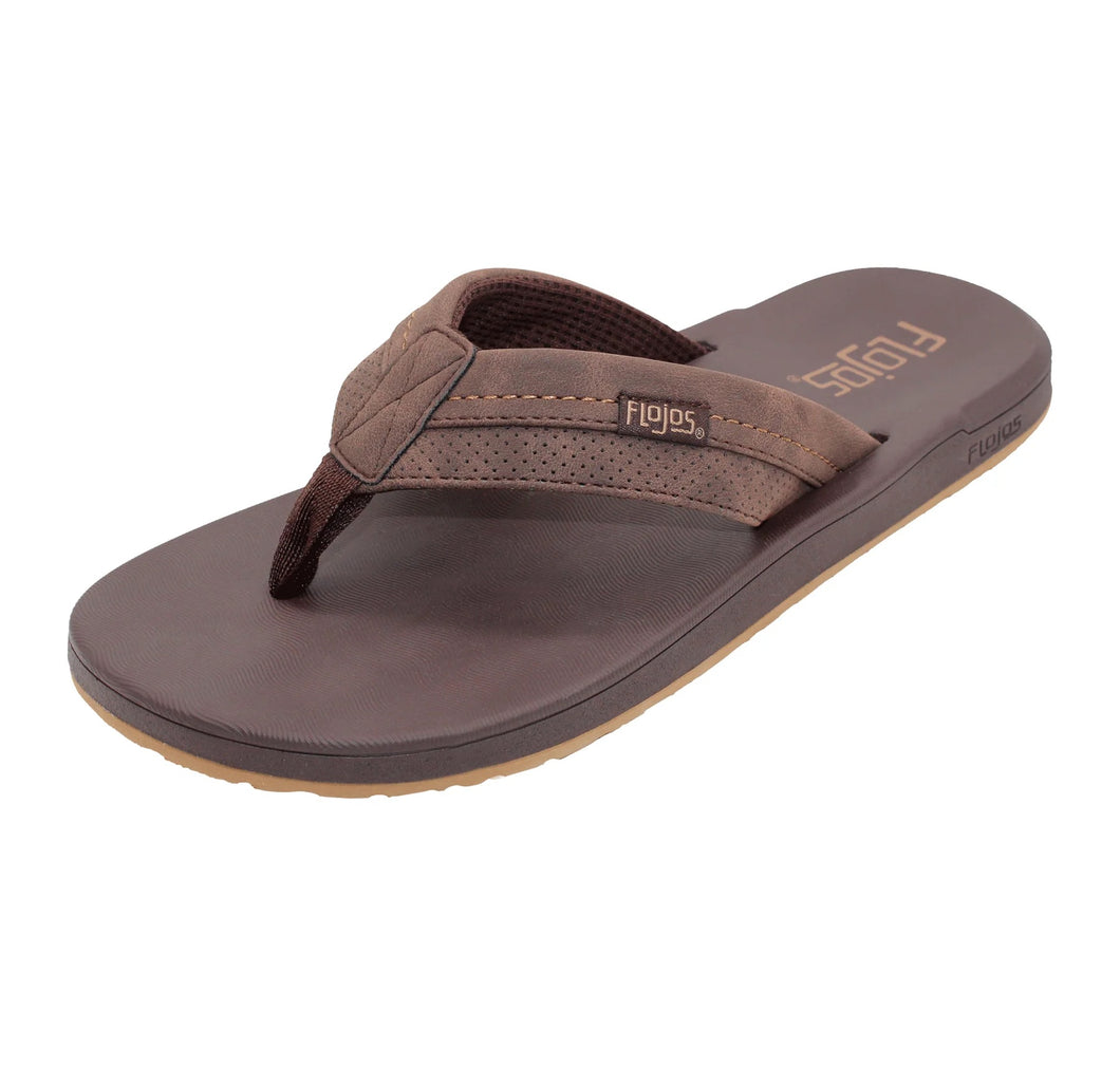 The Levee Two Tone Faux Leather Flip Flop