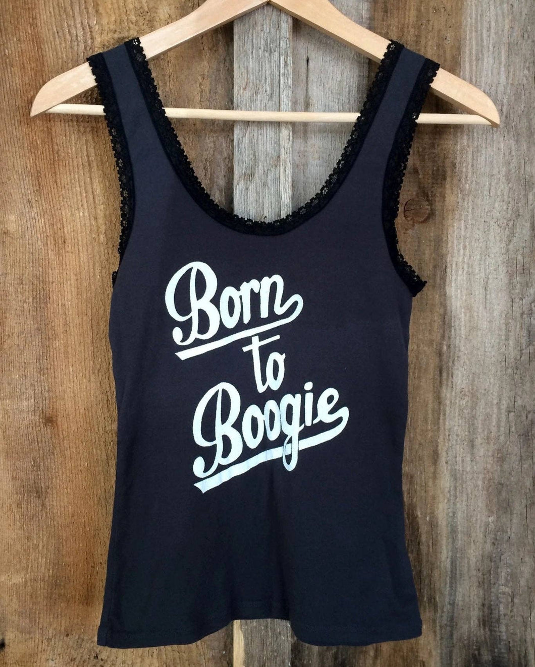 Born To Boogie Lace Tank