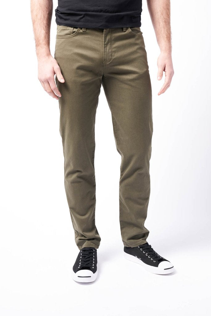 The Slim Fit - Mural Olive- Devil-Dogs Dungarees