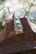 Navajo Turquoise & Coral Watch Strap
