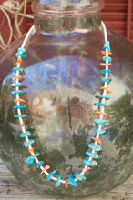 Navajo Old Pawn Turquoise & Spiney Oyster Necklace