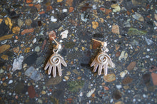 Hopi Sterling Silver Healing Hands Earrings