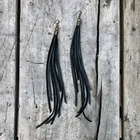 Roadhouse Leather Tassel Earrings