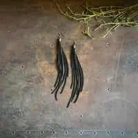 Roadhouse Leather Tassel Earrings