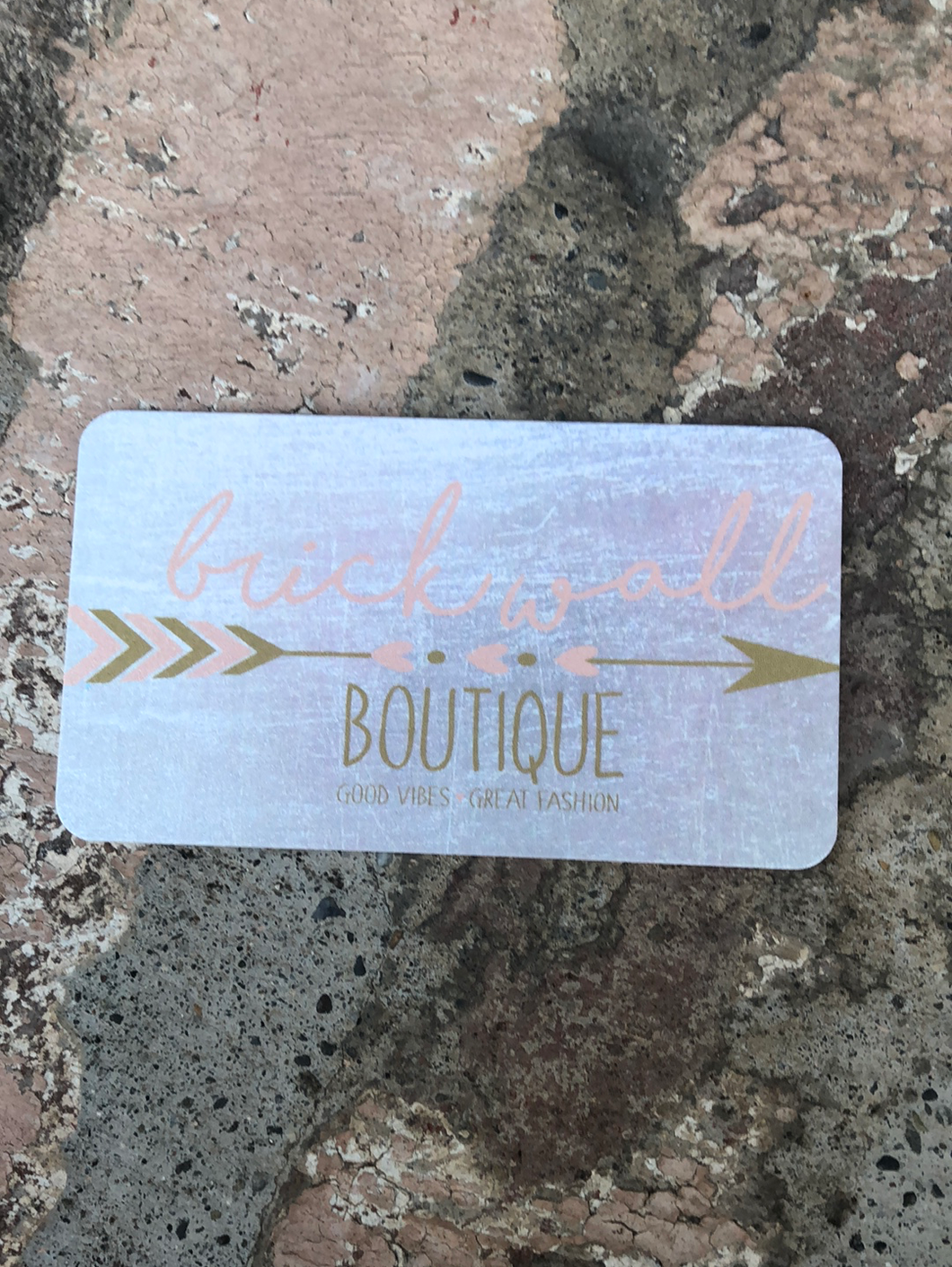 Brick Wall Boutique Gift Card