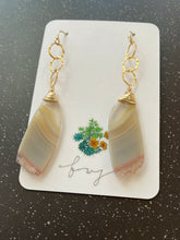 Iris Agate Rainbow Druzy Earrings