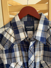 Vintage Wrangler Blue Plaid Shirt