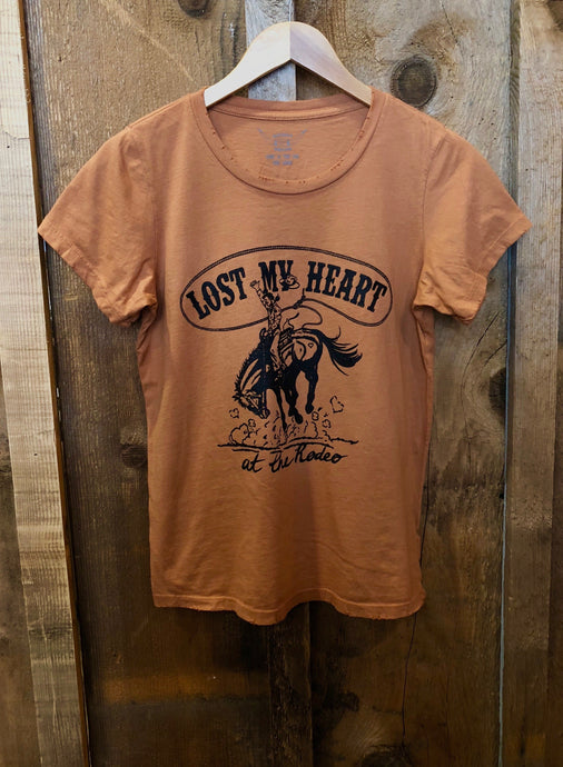 Lost My Heart At The Rodeo Tee